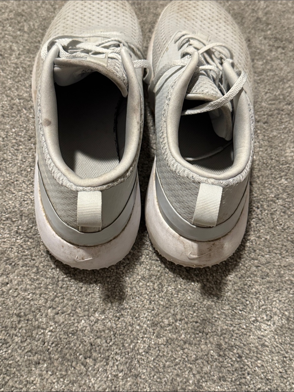 Nike Light Gray and White - Golf Shoes - Picture 3 of 5